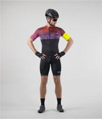 Kenny cyklo dres TECH 23 Summer dye černo-žluto-bílo-červeno-fialovo-růžový S