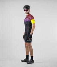 Kenny cyklo dres TECH 23 Summer dye černo-žluto-bílo-červeno-fialovo-růžový S