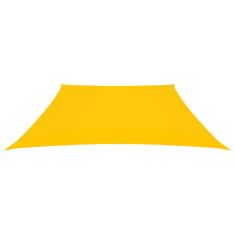 Vidaxl Stínící plachta oxfordská látka lichoběžníková 4/5 x 3 m žlutá