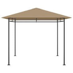 Greatstore Altán 3 x 3 x 2,7 m taupe 180 g/m2