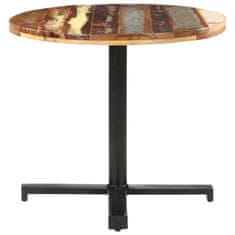 Greatstore Bistro stolek kulatý Ø 80 x 75 cm masivní recyklované dřevo