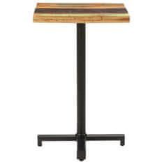 shumee Bistro stůl čtvercový 50 x 50 x 75 cm masivní recyklované dřevo