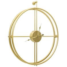 Petromila Nástěnné hodiny zlaté 52 cm železo