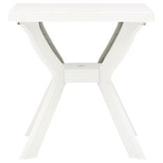 Vidaxl Bistro stolek bílý 70 x 70 x 72 cm plast