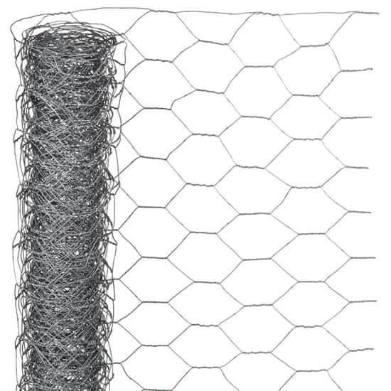 shumee Příroda Drátěná síť, šestihranná, 1x10 m, 25 mm, pozinkovaná ocel