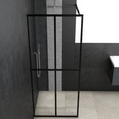 Vidaxl Zástěna do průchozí sprchy tvrzené sklo 90 x 195 cm