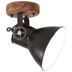 Greatstore Industriální nástěnné/stropní lampy 2 ks černočerné 20x25cm E27