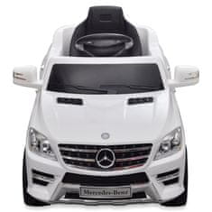 Greatstore Elektrické dětské auto Mercedes Benz ML350 bílé 6 V, dálkové ovládání