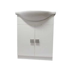 BPS-koupelny Koupelnová skříňka s keramickým umyvadlem Nela 65