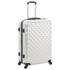 shumee Sada skořepinových kufrů na kolečkách 3 ks jasně stříbrná ABS