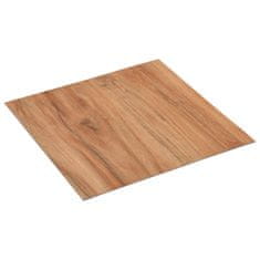 Greatstore Samolepicí podlahové desky 5,11 m2 PVC barva světlého dřeva