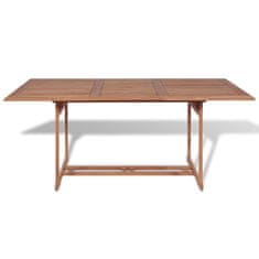 Petromila Zahradní stůl 180 x 90 x 75 cm masivní teakové dřevo