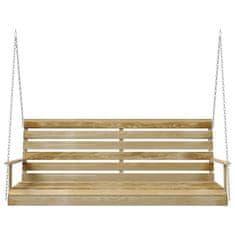 shumee Houpací lavice impregnované borové dřevo 155 x 65 x 60 cm