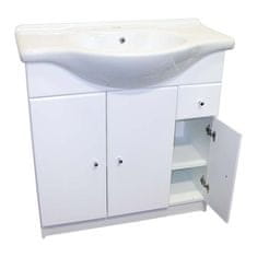 BPS-koupelny Koupelnová skříňka s keramickým umyvadlem Rumba 85