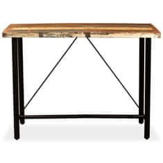 Greatstore Barový stůl masivní recyklované dřevo 150 x 70 x 107 cm