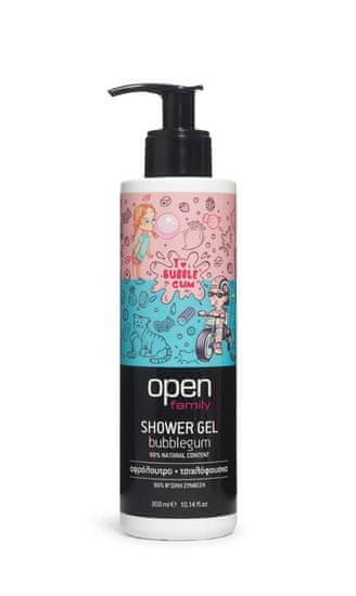 OPEN cosmetics Sprchový gel s vůní žvýkačky 300 ml