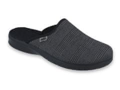 Befado pánské pantofle LEON šedé 548M016 velikost 46