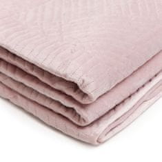 Homla Přehoz na postel AURUM růžový 200x220 cm