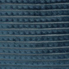 Reliéfní povlak na polštář GOFER tmavě modrý 45x45 cm