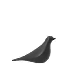 KEO stojící dekorace pták černý 13x5x9 cm