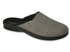 Befado pánské pantofle LEON šedé 548M027 velikost 43