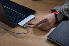 EPICO Hub Pro III s rozhraním USB-C pro notebooky 9915112100060 - stříbrný