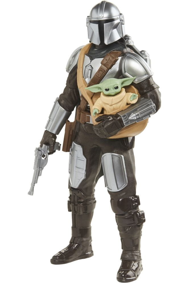 Levně Star Wars Mandalorian a Grogu figurka 30 cm