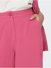 Jacqueline de Yong Růžové dámské široké kalhoty JDY Vincent S/32
