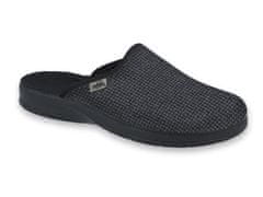 Befado pánské pantofle LEON šedo-černé 548M026 velikost 46