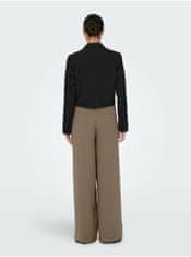 Jacqueline de Yong Světle hnědé dámské široké kalhoty JDY Vincent XS/32