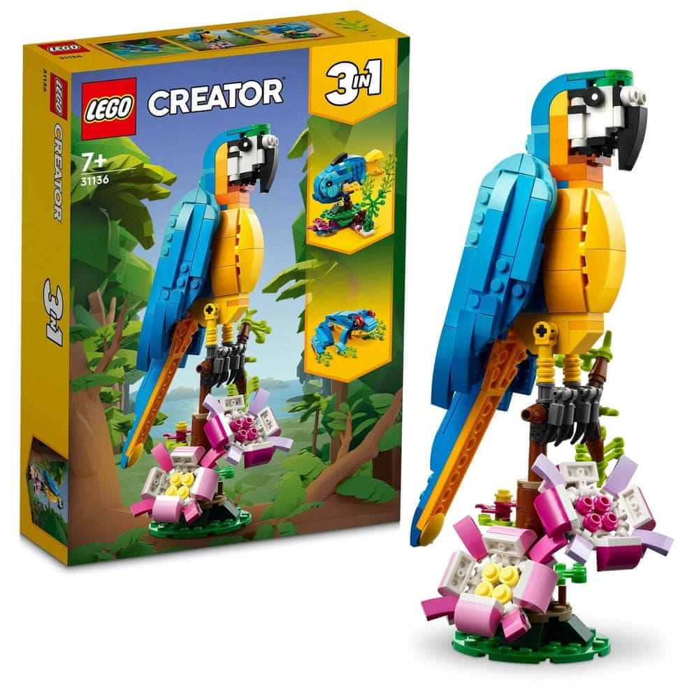 Levně LEGO Creator 31136 Exotický papoušek