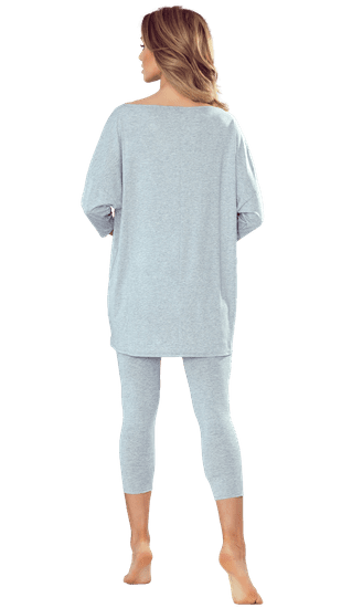 Eldar Linette Pyžamo Melange světle šedé