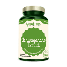 GreenFood Nutrition Ashwagandha Extract 90 kapslí