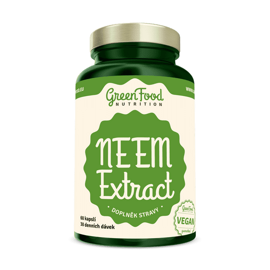 GreenFood Nutrition NEEM extract 60 kapslí