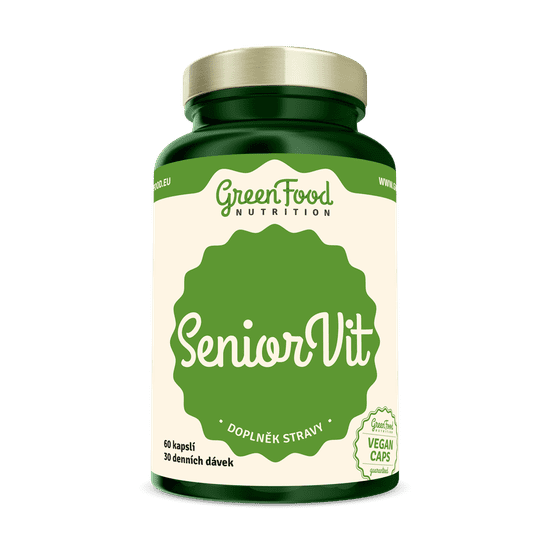 GreenFood Nutrition SeniorVit 60 kapslí