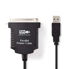 Nedis datový print kabel k tiskárně zástrčka USB A - zástrčka Centronics 36-pin, 2 m (CCGP60880BK20)