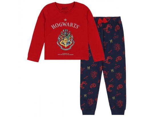 sarcia.eu Dívčí pyžamo Harry Potter s dlouhými nohavicemi, dlouhým rukávem, bavlna OEKO-TEX