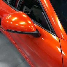 CWFoo Super lesklá metalická oranžová wrap auto fólie na karoserii 152x500cm