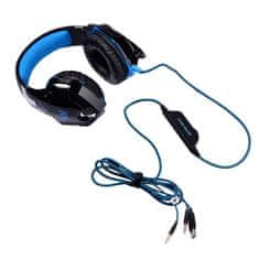 Northix Herní sluchátka G2000 Pro – modrá 