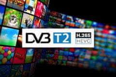 Esperanza Dekodér pozemního televizního vysílání DVB-T2 H.265/HEVC Esperanza