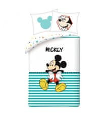 Jerry Fabrics Bavlněné povlečení Mickey 140x200 + 70x90 cm