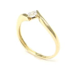 Pattic Zlatý prsten AU 585/1000 1,65 g CA3490001Y-55