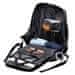 BP-9 batoh proti krádeži, pro 15.6" – 17" notebook, integrovaný USB konektor, černo-šedá