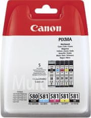 Canon PGI-580PGBk + CLI-581, multipack (2078C005)