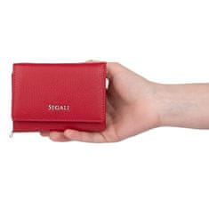 Segali Dámská peněženka kožená SEGALI 7106 B červená