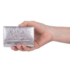 Segali Dámská peněženka kožená SEGALI 1756 stříbrná lesk
