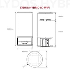 Ariston ohřívač vody Lydos Hybrid Wi-Fi 80 l 3629064