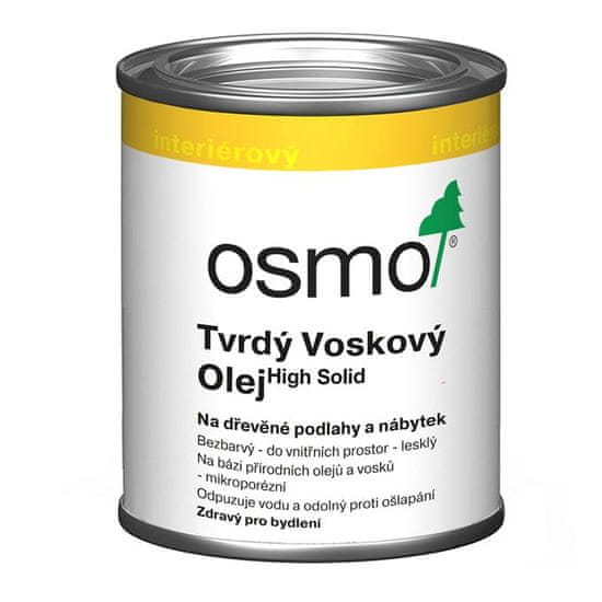 OSMO 3032 Tvrdý voskový olej, hedvábný polomat 0,125 l