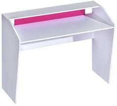 CASARREDO Pracovní stůl TRAFICO 9 bílá/růžová