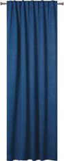 My Best Home Dekorační jednobarevný závěs s tunýlkem s poutky ECLITT modrá 140x260 cm (cena za 1 kus) MyBestHome